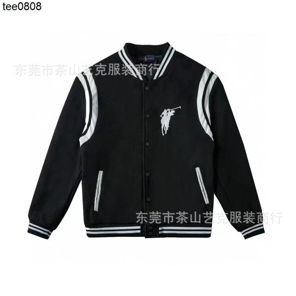 

sweater new autumn 2022 stitched woolen thin baseball uniform for men and women, Black;brown