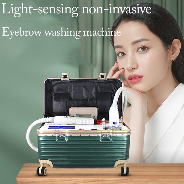 

2023 picosecond laser color tattoo removal machine 755nm/532nm/1064nm spot remover non-invasive eyebrow washing, Black