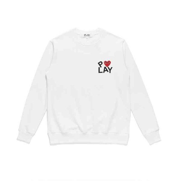 

others apparel heyplay fashion brand letter hearts men's and women's wear plush pullover round neck long sleeve sweater couple bot, Black;white
