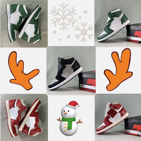 

mens' 1s og high newstalgia chenille basketball shoes gorge green sneakers twist 2.0 trainer light grey corduroy design black pony hair