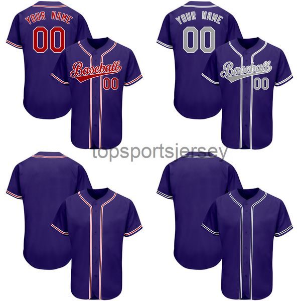 

2022 chea custom purple baseball jersey wholesale embroidered fashion jerseys stitched college students sport shirts indoor outdoor, Black
