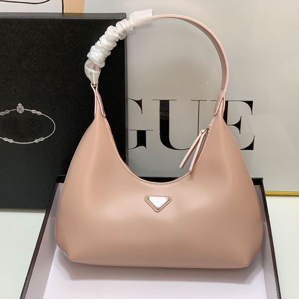 

triangle axillary bag women shoulder crossbody bags plain handbags purse cowhide tote wallet fashion letters interior zipper pocket thread h