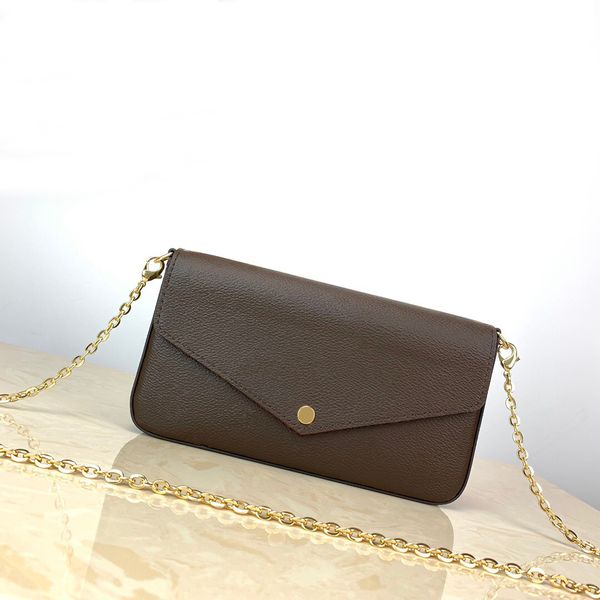 

10 aaa quality chain luxury designer wallet pochette bag cross body shoulder purse fashion lady shopping handbag women letter popular totes, Red;black