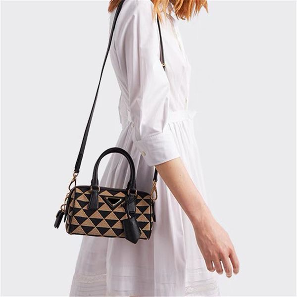 

designer boston bags women fashion bowling totes crossbody pillow bags small purses symbole handbags mini plaid cross body shoulder bag
