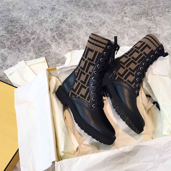 

brand rockoko combat boots stretch fabric sporty stripes sock-like high-women booties party wedding martin booty236u, Black