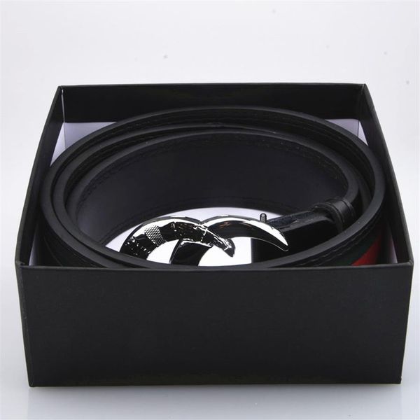 

men designers belts womens mens fashion casual business metal buckle leather belt for man woman waistband width 3 8cm with box2295, Black;brown