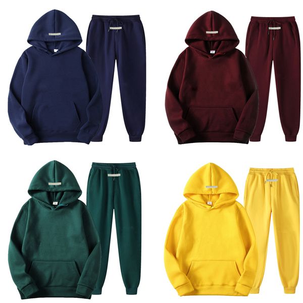 

new mens womens tracksuits man designer hoodies pants spring autumn sweatshirt sporting casual basketball sportswear 9 colour hooded letter, Gray