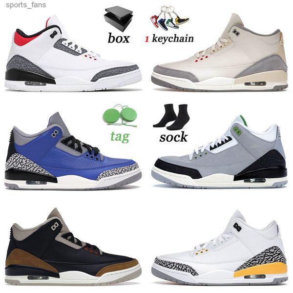 

fashion og basketball shoes jumpman 3 3s iii muslin laser orange blue cement pine green fragment x knicks rivals men women sneakers