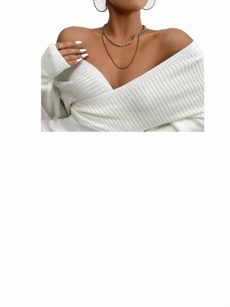 

women's sweaters batwing sleeve sweater bodycon dress 00xp#, White;black