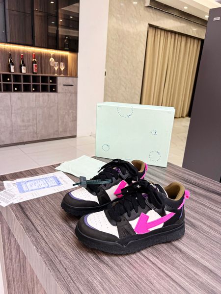 

2023 women sneakers travel shoes leather lace-up sneaker fashion lady flat designer trainers letters woman shoe 0523, Black