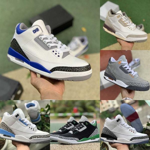 

2022 jumpman racer blue 3 3s basketball shoes mens sandals pine green cool grey a ma maniere unc throw line black cement pure white co204b