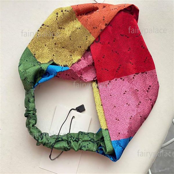 

fashion silk turban elastic women headbands italy girls rainbow colorful hair bands scarf designer hairs accessories gifts headwraps186e, Silver