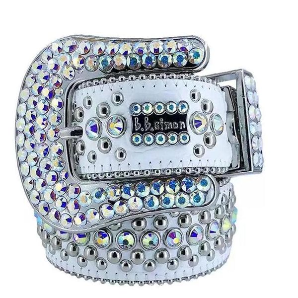

fashion designer belts women mens bb simon rhinestone belt with bling rhinestones width 4 0cm waistband251e240g, Black;brown