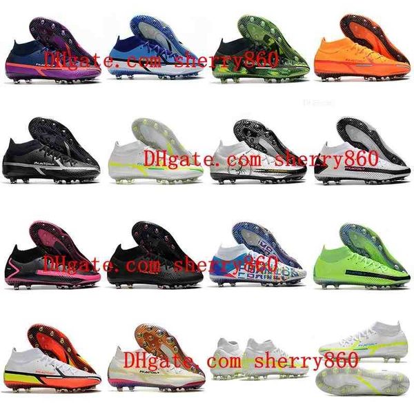 

mens high ankle soccer shoes phantom gt elite dynamic fit ag-pro cleats firm ground trainers football boots