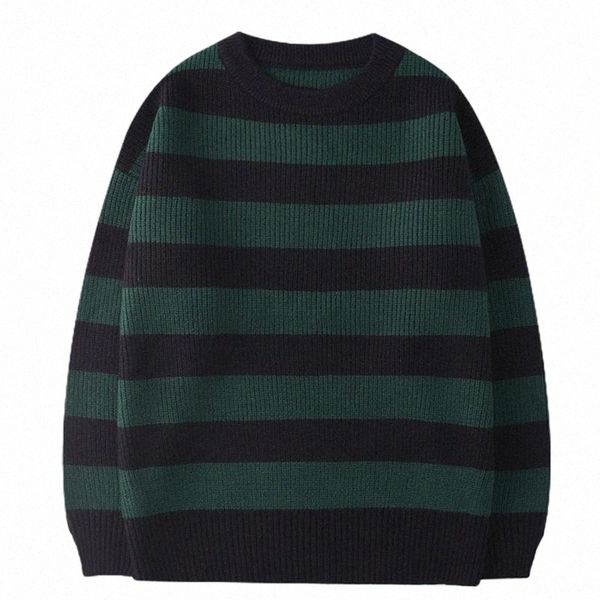 

men's sweaters men's sweaters vintage knitted sweater men women harajuku casual cotton pullover tate langdon same style green stri, White;black
