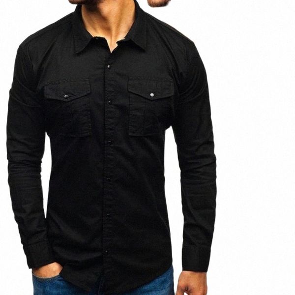 

men's casual shirts men's casual shirts fabulous men t-shirt pockets all match soft spring shirt k0o7#, White;black