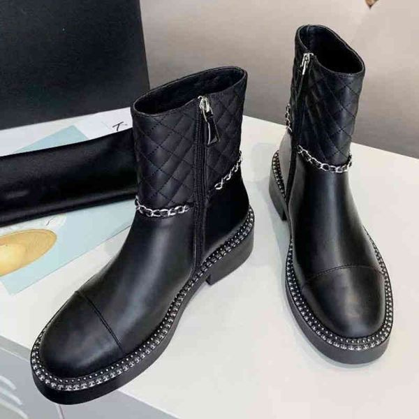 

women ankle boots martin genuine leather luxury designer boot 29ck, Black