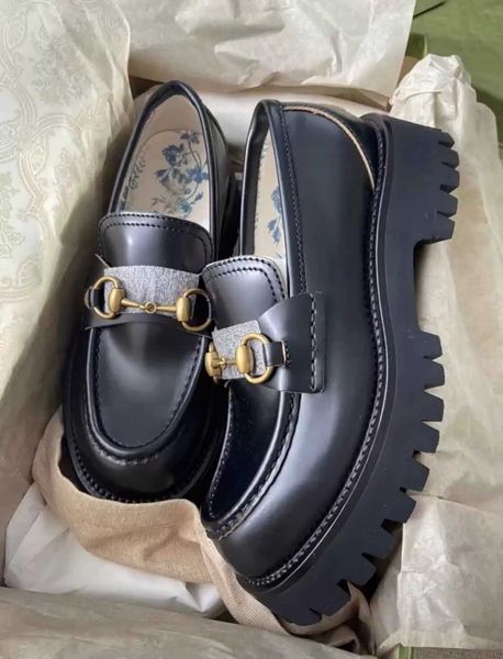 

loafer shoes women 's house moccasins famous footwear walking eu35-40 luxury fashion brands gold-toned lug sole embroidery bee lady com