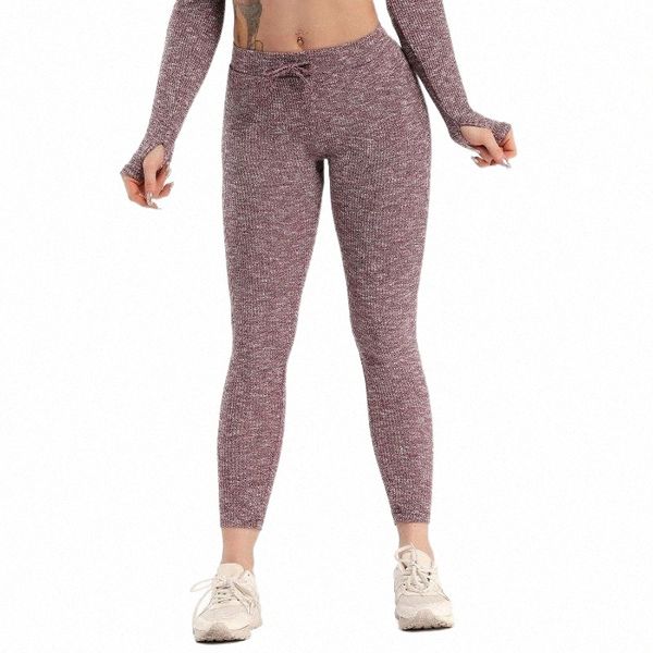 

women's leggings women's leggings knit women high waist seamless fitness basic pants casual sport gym clothing female skinny worko, Black