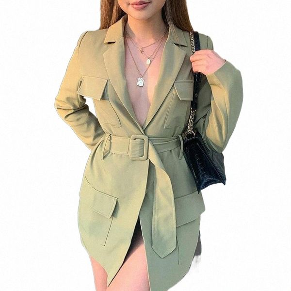 

women's suits & blazers women's suits & blazers women pink long sleeve pocket jacket single suit 2022 female clothes blazer dresst, White;black