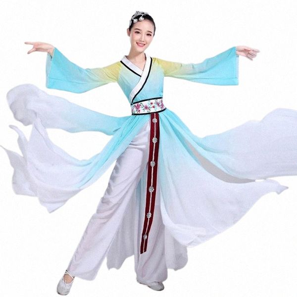 

stage wear chinese folk dance costume for woman clothing stage wear national ancient fan dance traditional chinese costumes ff1985 j7gv#, Black;red