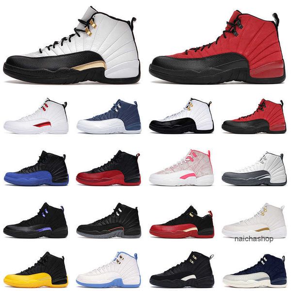

shoes royalty taxi 12 12s mens basketball shoes utility dark concord the master reverse flu game taxi university gold blue men w og designer, Black