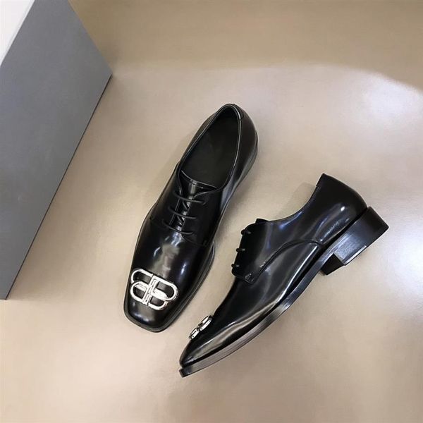 

2021 men true leather business shoes luxury designer quality grind arenaceous leisure and business dual purpose size 38-45 men shoess320i, Black