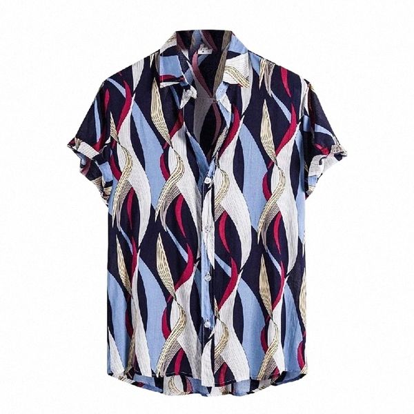 

men's casual shirts men's casual shirts shirt cardigan hawaiian flower turtleneck short sleeve beach men fashion w7mf#, White;black