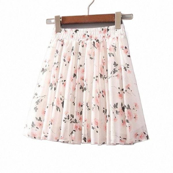 

skirts skirts summer korean women high waist chiffon mini skirt sweet ladies elastic a-line umbrella shorts big swing short skirtskirts 40ff, Black