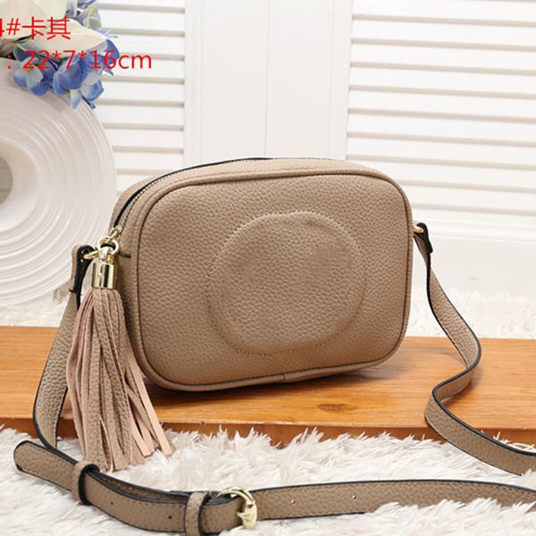 

designers women bags leather crossbody soho disco shoulder bag fringed messenger handbags purse wallet 22cm 6 color ggss louisss vuttonss lv
