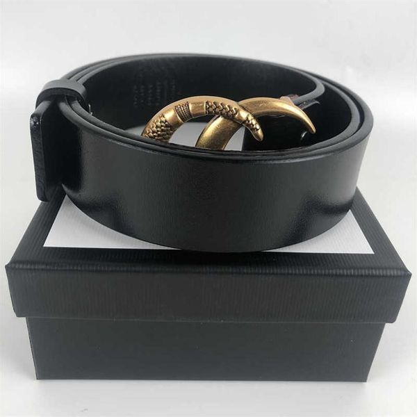 

men women designer belt womens genuine leather bronze big buckle fashion cowhide belts for mens luxury waistband width 3 8cm with box2215, Black;brown