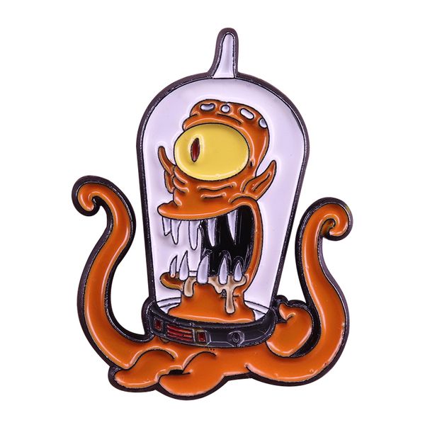 

other fashion accessories space alien ocs pin cute cartoon badge culture jewelry, Silver
