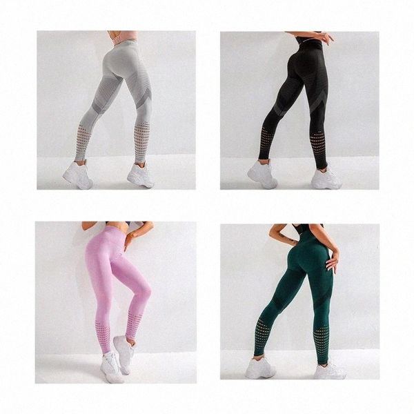 

women's leggings women's leggings ladies tights high waist peach hips seamless fitness quick-drying sports stretch pants l863#, Black
