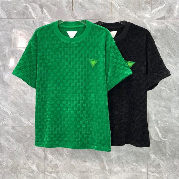 

2020ss spring and summer new high grade cotton printing short sleeve round neck panel t-shirt size m--xl-xxl-xxxl color black w3237