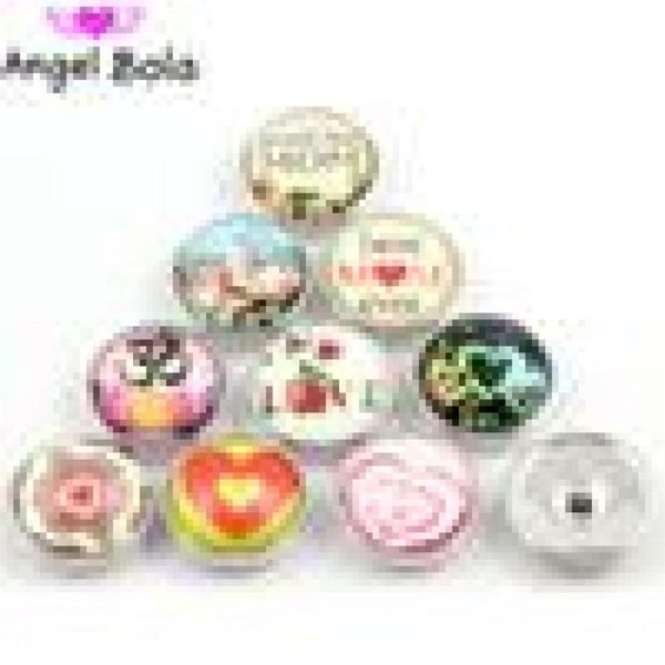 

whole 100pcs lot bulk lot mix styles ginger fashion 18mm glass crystal diy snaps button snap jewelry brand new4322709310a, Golden;silver