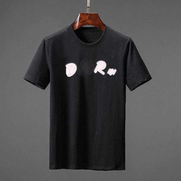 

2021 summer paris designer tshirts mens classic letter printing t shirts fashion t-shirt casual uncotton tee222t, White;black