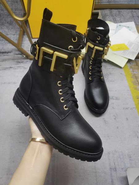 

interlocking black ankle biker chunky platform flats combat boots low heel lace-up booties leather chains logo buckle women luxury designers