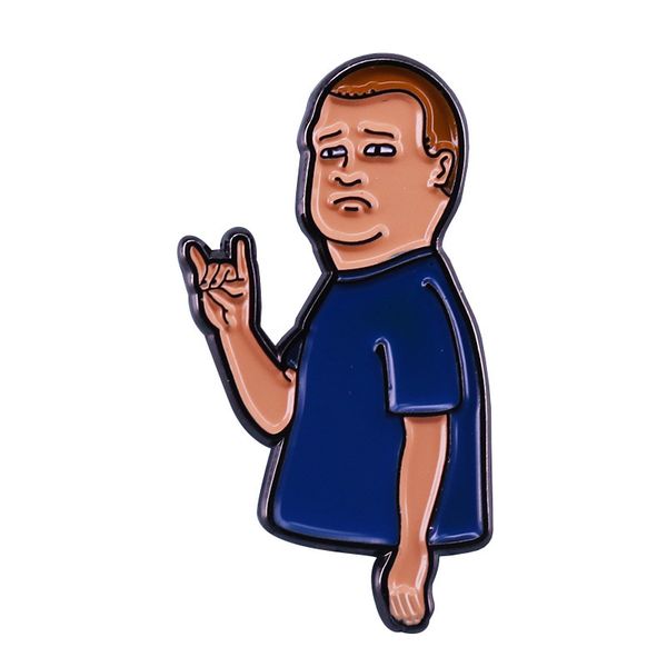 

other fashion accessories animated sitcom master of the family inspiration badge novelty hard enamel pin lapel pins brooch for jewelry acces, Silver