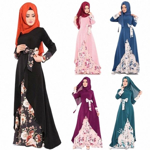 

ethnic clothing abaya dubai hijab muslim dress women caftan marocain turkish dresses kaftan islam clothing vestidos robe musulmane longue1 z, Red