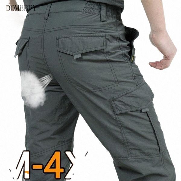 

men's pants tactical pants men summer autumn casual army style cargo waterproof breathable quick dry loose trousers male 4xl1 o0uq#, Black