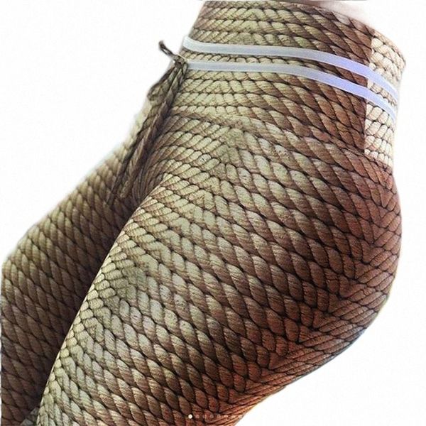 

women's leggings women's leggings knitting rope print patchwork gym women fitness clothing sporting trousers pants female l4d1#, Black