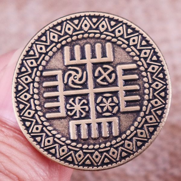 

other fashion accessories hands of god slavic mythology enamel pins lapel pin shirt bag badge jewelry gift for friends, Silver