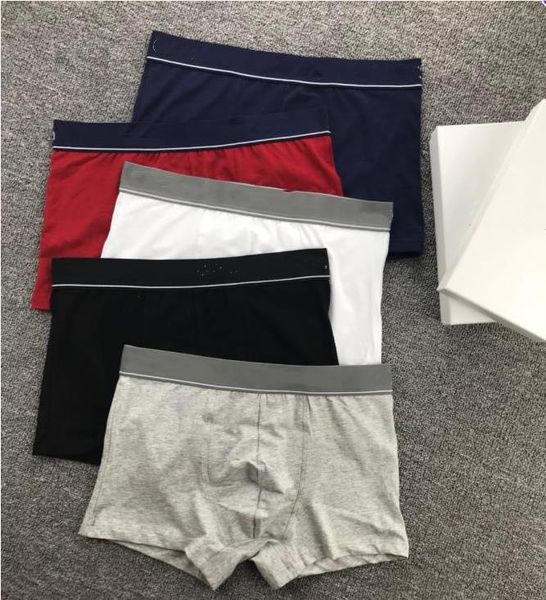 

3 boxes men's cotton underpants sports fitness pants breathable antibacterial slim pants thongs homewear gay thong loose u-bag brand de, Black;white