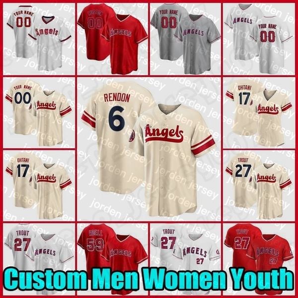 

connect 2022 27 city mike trout angels jerseys 17 shohei ohtani baseball 6 anthony rendon noah syndergaard david fletch, Black