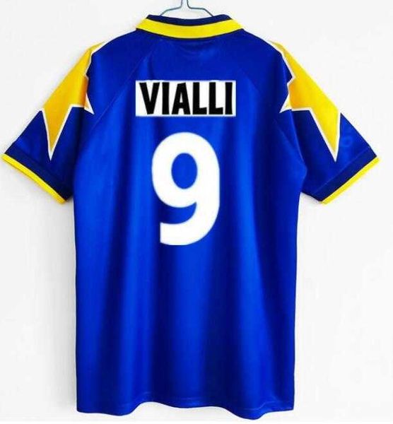 

1995 1996 retro jersey vialli 9 conte 8 delpiero 10 ravanelli 11, Gray