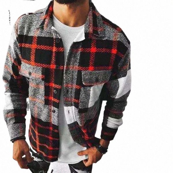 

men's casual shirts men's casual shirts men fashionable woolen shirt trendy daily street long sleeve cotton blouse style winter la, White;black