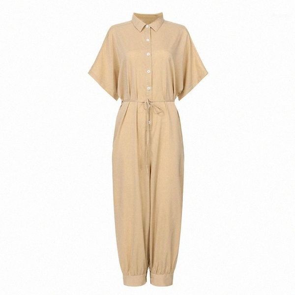 

women's jumpsuits & rompers women bodysuits leopard print lapel slim long button rompers short sleeve jumpsuits fashion trend creativit, Black;white