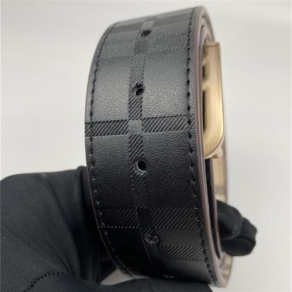 

belts 2021 fashion letter double-sided big buckle leather belt with box designer men's and women's high-quality men belts311b272n, Black;brown