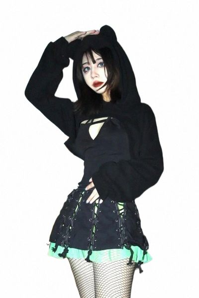 

skirts skirts gothic shorts punk aesthetic y2k cute lolita jk skirt kawaii short vintage skirtskirts 39gw#, Black