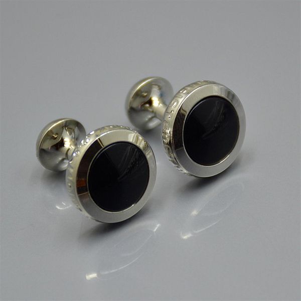 

silver men shirt cufflinks promotion jewelry groom metal cufflink for man gift267l